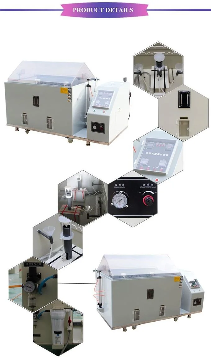 Câmara padrão da corrosão do pulverizador de sal do equipamento de laboratório ASTM da câmara do teste de pulverizador de sal