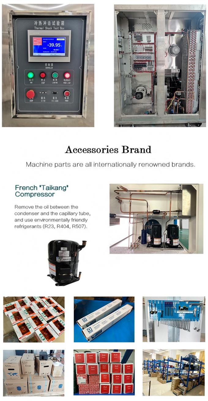 Máquina climática ambiental de ciclagem do teste de choque térmico da câmara da umidade da temperatura 1