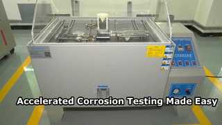 Testador de desempenho de resistência à pulverização de sal de superfície, antienvelhecimento e exportável por dados