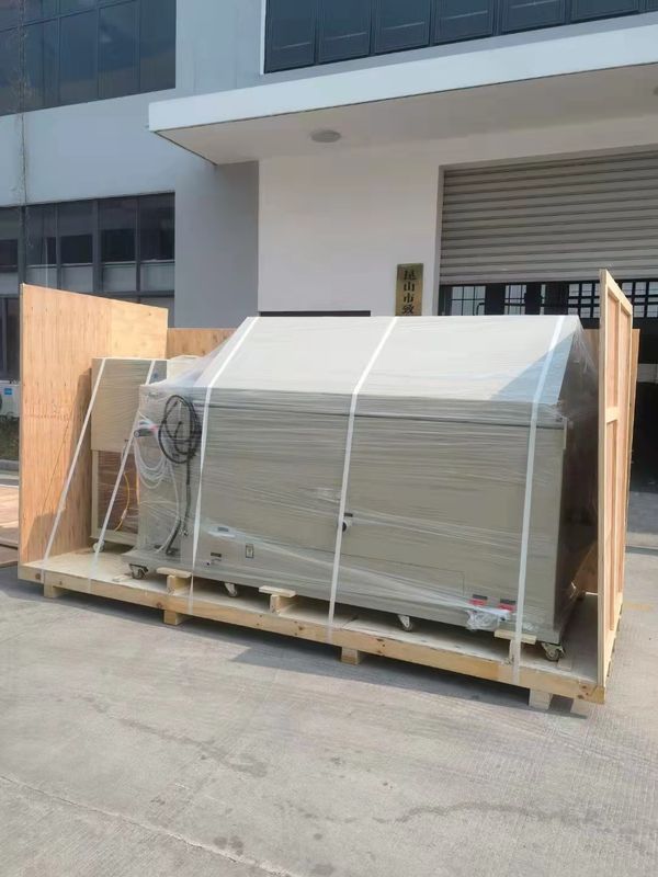 Equipamento de teste ambiental de material de PVC de laboratório para teste de névoa salina Câmara de névoa salina 600L