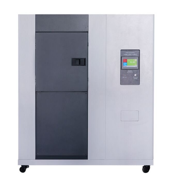 Câmara de teste de choque térmico configurável de duas caixas com faixa de 60°C a 200°C, proteção multi-segurança para defesa, aeroespacial, eletrônica
