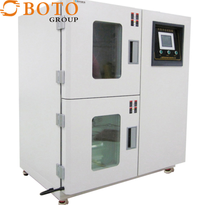 Câmaras de teste ambiental Duas câmaras de impacto quente e frio tipo caixa GB/T2423.1.2-2001 GJB/Z34-5.1.6