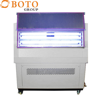 Teste de camara de ensaio de envelhecimento acelerado UV Performance de resistência às intempéries Indicadores de envelhecimento UV-A e UV-B